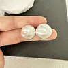 Мода Hot Sell Luxury Designer Brand Celi Stud Pearl Серьги Женщины для круглой хрустальной воды бриллиантовые золотые ювелирные сережки для вечеринки.