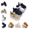 First Walkers moda Summer Baby Dziewczęta Sandały Sandały Nowonarodzone Buty niemowląt swobodne gumowe dno bez poślizgu oddychające przed Walker H240506