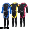 Suits Diving Suits Long Sleeves Boys Girls Kids Wetsuits 2.5MM Neoprene Swimwears Surfing Children Rash Guards Snorkel One Pieces