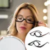 Sonnenbrille Flip-Down-Linsen rotierende Make-up-Lesebrillen Brillen Bunte Rahmen Vergrößerung Sehversorgung 1.0- 4.0 Diopter