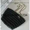 CF Classic Chanellies Quality High Leather Handbag Woven Borse Hardware Hollow Chain Sac 23S MALLETS DE SHOPES