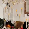 Bougies à LED flottantes avec télécommande en sorcière Halloween Decor for Party Supplies Anniversaire Mariage de Noël Chambre maison 240506