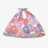 Boodschappentassen handtas alle katoenen leuke bloem bedrukte tas driehoek Japanse kleine milieubescherming doek