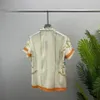 2022 이른 가을 신규 인쇄 짧은 슬리브 홀리데이 해변 셔츠 셔츠 슈트 칼라 티셔츠 패션 트렌드 스웨트 셔츠 5XL 242I