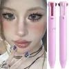 Eyeliner Multifunctional Highlighter Eyeshadow Pencil Makeup 4 In 1 Waterproof Drawing Lip Liner Eyebrow Eyeliner Pen Easy Color Cosmetic