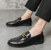 NIEUWE MENSCHOLT STYLE Dik Bottom Tassel Leather Shoes Ink Green Business Shoes Fashion Dress Shoes Career Barber Dress Shoes For Boys Party Boots