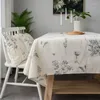 Table Cloth Linen Rectangular Tablecloth For Nappe De Floral Bee Cover Obrus Tafelkleed Mantel Mesa Cotton