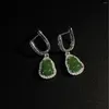 Dangle Earrings Women Chrysoprase Chinoiserie Accessories 2024