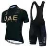 VAE fietsende kleding Jersey Men Set MTB Road Bike Uniform Shorts Man Mountain Complete Bib Mens Pak Cycle Lente Summer 240506