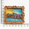 Tjeckien Kylskåp Magneter Prag Landmark Building Tourist Souvenir Magnetic Refrigerator Sticker Collection Home Decor Gift 240506