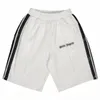 Palm Pa 2024ss Summer Nasual Men Women Black White Stripes Boardshorts Treasable Beach Shorts Fitness Fitness Sporning Sports Short Pants 4506 Angels Oyq