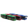 Diecast Model Cars 1 64 Alloy City Bus Model Vehicles City Express Bus Double Buses Diesel Vehicles Toys Fun Pullback Car Childrens GiftsL2405