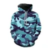 Herrtröjor tröjor 2023 ny camo hoodie 3d tryckt hooded tröja pullover mens mode hoodie harajuku street stil tröja q240506