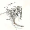 Opaski na głowę metalowy pająk w kształcie pazurowy pazur błyszczący pazurowy pazur tył mózg rekinowy pazur moda damskie akcesoria do włosów Q240506