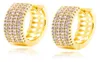 Iced Mini Hoop Oorrings For Men Women Hip Hop L Mens Bling Diamond Huggie Ear Stud Gold Silver Couple Sieraden Geschenk 2681398