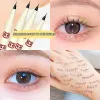 Eyeliner Ultradunne zwart bruin vloeistof eyeliner waterdichte duurzame mat liegen zijdeworm lagere wimper make -up potlood Koreaans cosmetisch