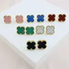 Cheap price and highquality earring jewelry Fashionable four leaf clover earrings for female design highend new with common cleefly