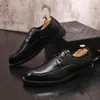 Casual Shoes Fashion Trend Black White Leather Loafers Men's Oxfords Formal Zapatillas Hombre