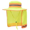 Chapéus de aba larga Chapéu de saneamento ambiental de verão Capinho solar protetora de peixe Proteção Sun Protection Fisherman ao ar livre