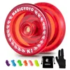 Yoyo MAGIZYOYO K1-plus Professionele responsieve yoyo voor kinderen Beginner duurzaam plastic yo yo met 5 jojo-snaren + jojo-handschoen + tas
