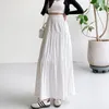 Юбки белые для женщин лето y2k одежда корейская мода высокая талия хараджуку элегантная повседневная танцевальная розовая юбка женщина 2024