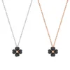 Collier Swarovskis Designer Femmes Top Quality Luxury Fashion Pendant Crystal Classic Double face Collier Flower pour femmes avec collier de chaîne à collier de trèfle