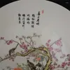 Borden op pruimenbloesem Chinese kunst Keramische plaat betekent gelukkige stijl decoratieve muurhangende gerechten thuisstudio decoratie