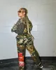 Vestes féminines Cozok 2024 Camouflage Style d'hiver décontracté Salopes chaudes Free Nature Full Sleeve Femmes Slim