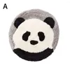 Teppiche 40 40 cm Cartoon Tiersitz Kissen Plüsch runde Anti -Schlupf -Panda Polarbär süße Matte weiche Wohnzimmerdekoration