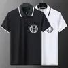 Polo pour hommes Designer T-shirt High Street Color Couleur Polos Polos Impression de coton de qualité supérieure