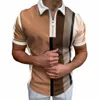 Herren Plus T-Shirts Polos Sommer Neues Herren-Polo-Shirt, Herren-Casual Short Sleeved Lapel T-Shirt, 3D-bedruckte Kurzärmel-Top-T-Shirts Tops