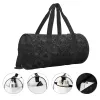 BASSE BASSO VICTORIAN GOTHIC BLACH SPORT SPORT GYM DUFFE DAVERE CON SCARPARE POCKE POCCHE PER UOMO E DONNE