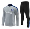 2024 Inter soccer tracksuit 24 25 tuta milans LAUTARO MILANO football jacket survetement training suit jogging chandal futbol survetement foot Men Kids kits