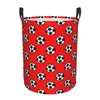 Panier à linge pliable de football Diry Clothes Toydries Strange Panier de rangement Organisateur de famille grande boîte imperméable 240426