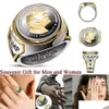 Party Favor Rings för män USA: s president Trump Mens smycken Tillbehör Tidsminne Souvenir Present Forts och kvinnor Storlek 7-12 Drop Deliver Dhhyd