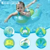 Bloque de nouvelles améliorations bébé nage de natation float iatable bébé flottant kilm nage de natation cercle de bain de bain d'été