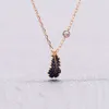 Bijoux Swarovskis Collier Designer Femmes Fashion de luxe Original Fashion Small Light Black Feather Collier Éléments Crystal Pluat Collar Chaîne