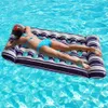 Opblaasbare zwevende watermatrassen Hangmat Lounge Pool Sports Toys Mat Kids voor zwemmen 240506