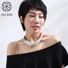 Hänge halsband i nacke chokers gotiska kedjor silver färg uttalande koreanskt mode för kvinnors smycken ovanliga saker hänge
