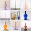 Candles Floriddle Taper Candle Holders Glass Candlesticks for Home Wedding Table Decoration Glass Vase Table Bookshelf Candles Stand
