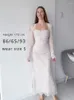 Casual Dresses Suninheart Maxi Women Wedding Party Elegant Vintage Lace Bodycon Formell tillfälle Dress Löstagbar Kap kvinna