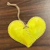 Decorative Figurines Handmades Vintage Baseball Heart Hanging Ornament Home Wall For Bedroom