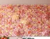 4060 cm Fleurs artificielles tapis Silk Rose Hybride Mariage Fleur Fleur Paroi artificielle Panneaux de fleur de fleur artificielle Décoration de mariage T203449281