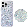 İPhone 15 için Sequins Yumuşak TPU Kılıfları 14 Pro Max 13 12 11 X XS XR 8 7 6 Samsung S24 Ultra S23 A04S A55 A35 A05S A05 A15 A25 A34 A54 A14 A23 Foil Confetti lüks telefon kapağı