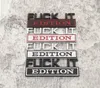 FUCKIT Metal Car Sticker Party Favor Zinc Alloy Tailgate Trim Badge Body Banner Banner2420155