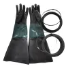 Gants gants de sableux pièces de sable Blaster parties gants explosifs avec des anneaux pour les gants de sablet de sable