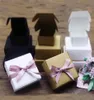 10PCSlot 16 -maten Vintage Kraft Paper Box Cardboard Handmade Soap Boxwhite Craft Paper Gift Boxblack Packaging Sieraden Box Y0715074920