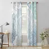 Gordijn Ocean Shell Textuur Moderne gordijnen voor woonkamer Home Decoratie El Drapes Slaapkamer Fancy Window Behandelingen