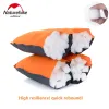 Mat NatureHike Store Cuscino gonfiabile automatico per escursioni da viaggio in spalla da viaggio cuscini ad aria portatili con schiuma