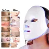 Zaagmachines 7 Farben LED Gesichtsmaske Photonentherapie Antiature Wrinkle Entfernung Haut Verjüngung Gesicht LED Maske